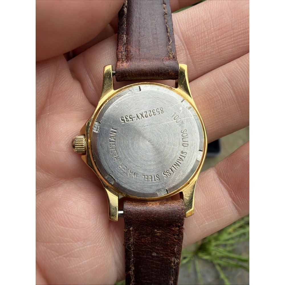 VTG L.L. Bean Quartz Analog Field Watch Boxed Set 3 Multi Leather Bands Rare - Picture 16 of 16